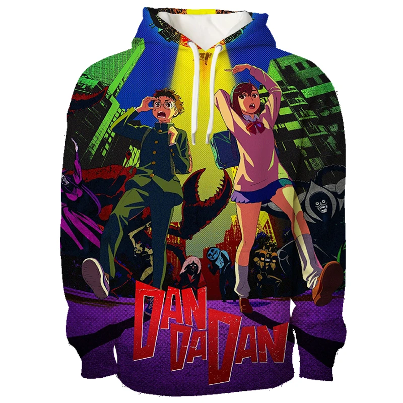 

Manga Dandadan 3D Printed Men Hoodies Anime DanDaDan Hooded Sweatshirts Women Cartoon Tops Long Sleeve Pullovers Casual Clothes