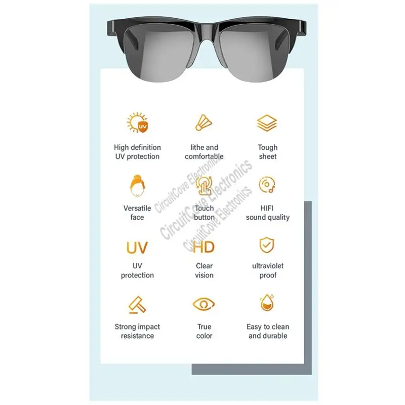 

Солнцезащитные очки, новые умные солнцезащитные очки, очки для звонков, спортивные наушники на открытом воздухе, HIFI, черные технологии, анти-сенсорный UV-A09I