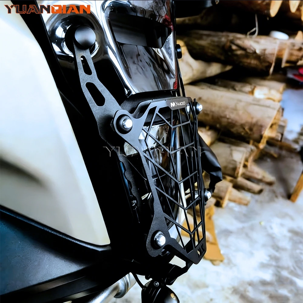 

For HONDA NX400 NX500 NX 400 500 E-Clutch 2024 2025 2026 Motorcycle Head Light Cover Protector Headlight Guard Protection Cover