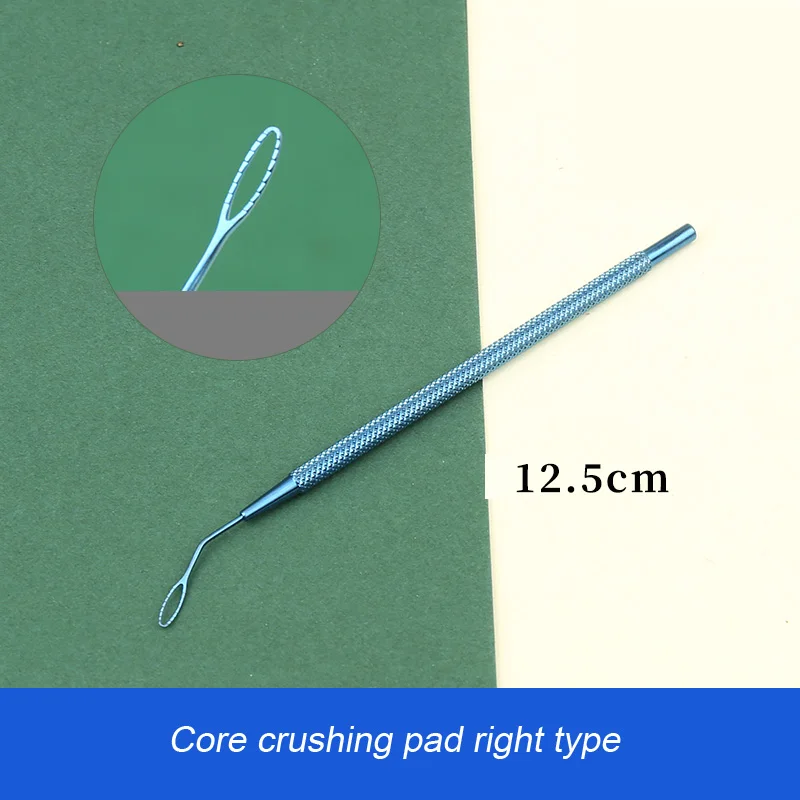 

Ophthalmology microscope instrument crystal nuclear chopping pad nuclear chopping knife double-head left and right type