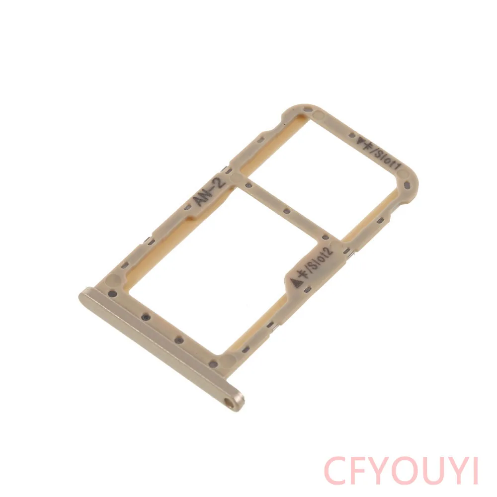 1pcs Dual SIM Card Tray Holder Slot Adapter Replacement Parts For Huawei P20 Lite