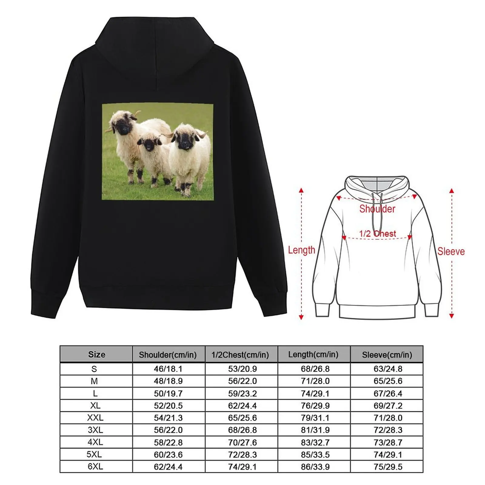 السويسري Valais Blacknose الأغنام هوديي الخريف منتجات جديدة الملابس الشتوية ملابس الخريف الكورية ملابس رجالية مصمم هوديس