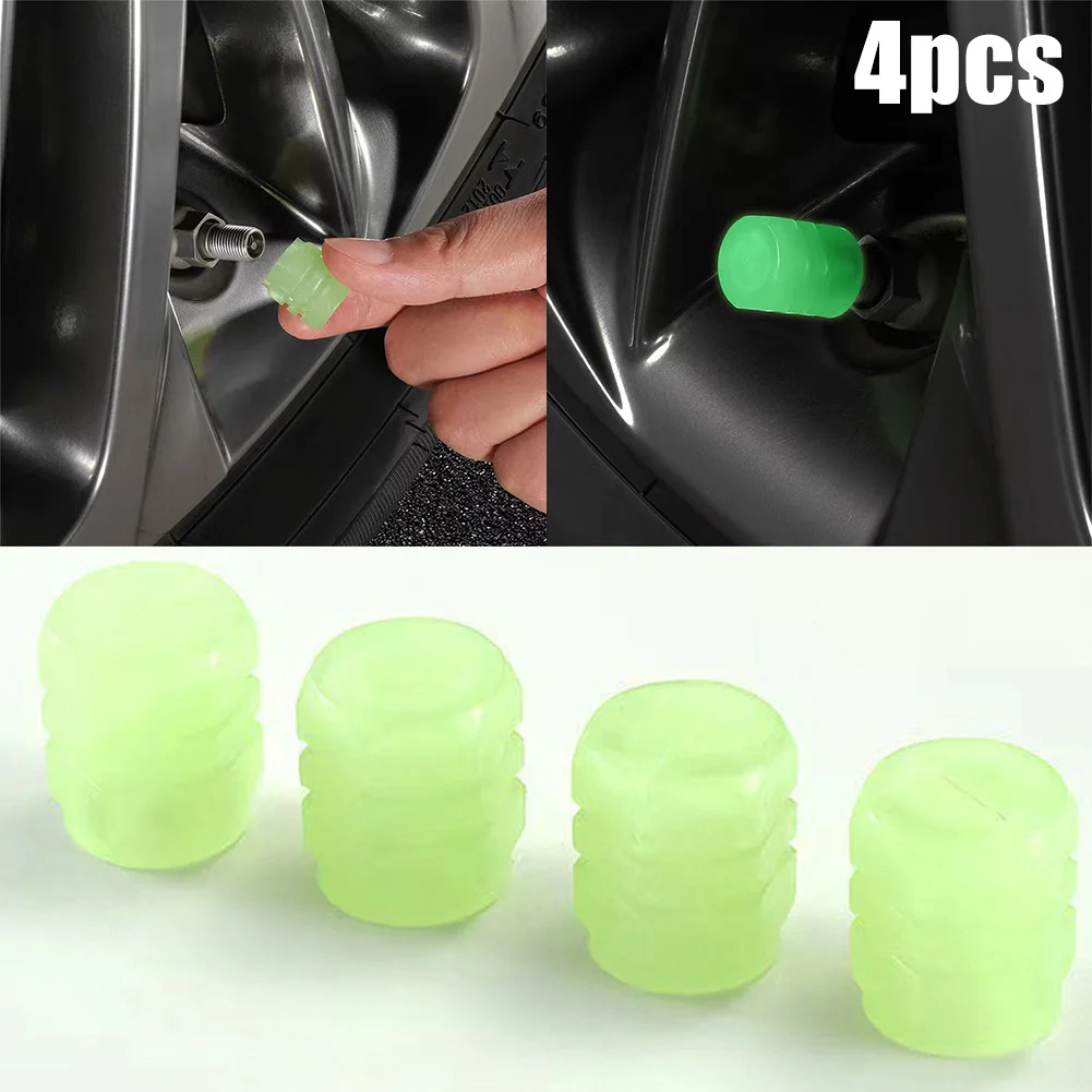Tire Valve Cap Popular Portable Prank Vehicle 10g Wheel Dust Cover Eye-catching Glow Interesting Luminous Part