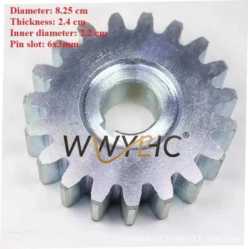 Steel Gear Pinion for Sliding Gate Motor M4 19 Teeth 22mm in Internal Diameter 82.5mm in External Diameter