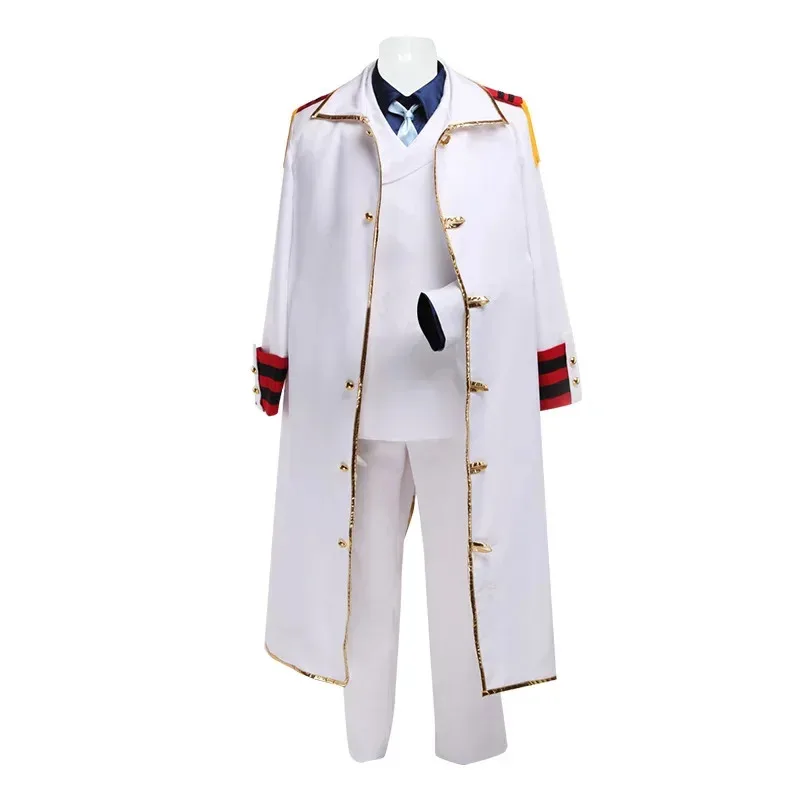 AIAI 2025Anime ONE Monkey D Garp Cosplay PIECE Full Set Cloak Coat Pants Adult Halloween Party Costume Performance Unifo