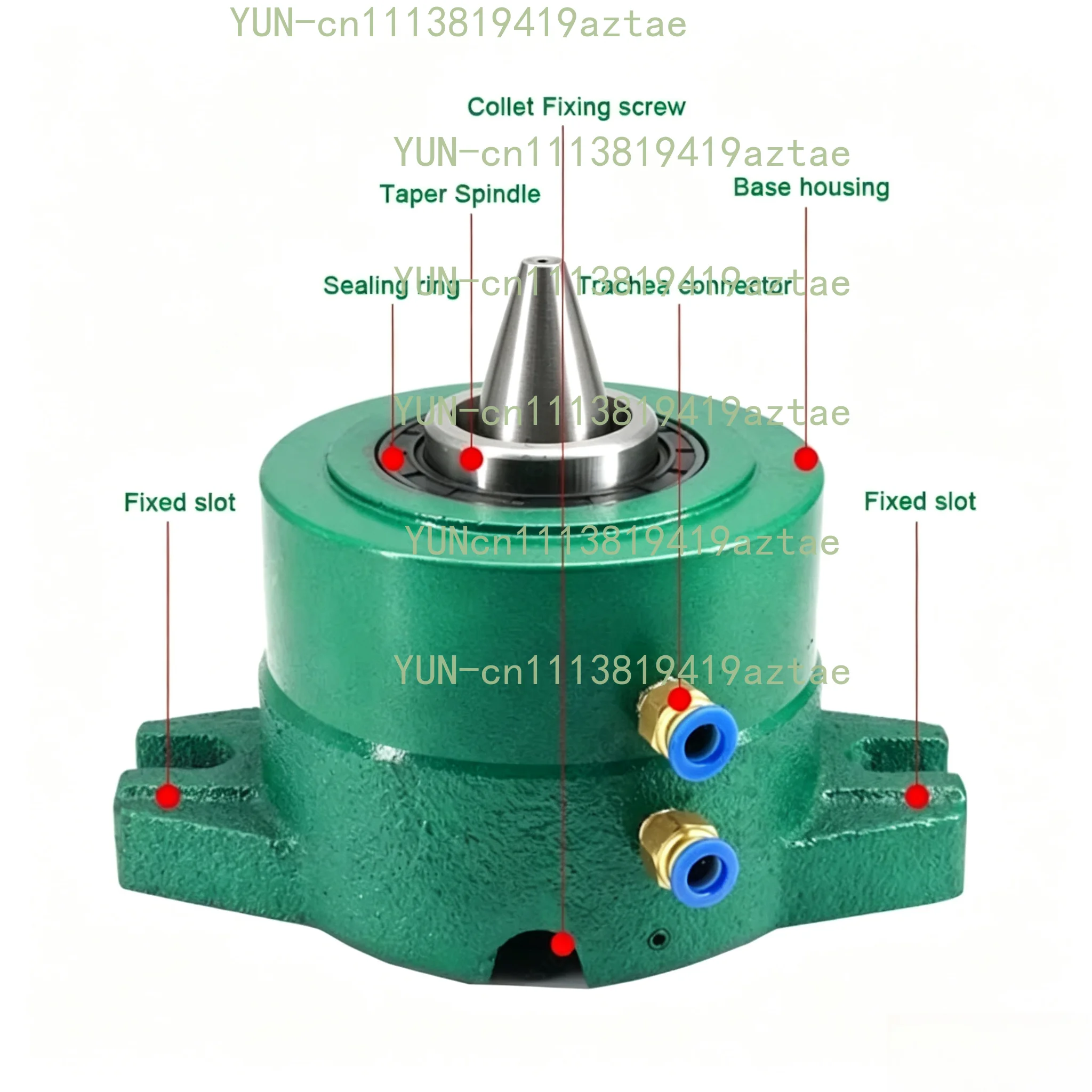 15/20/25 Type Precision Vertical Pneumatic Chuck Seat Spring Quick Automation Clamp Seat Chuck