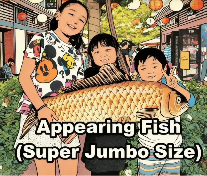 

Magic Trick 130cm Appearing Fish - Stage Fish Production Illusion Gimmick Prop Magician Magia Magie Funny Accessory Stuff
