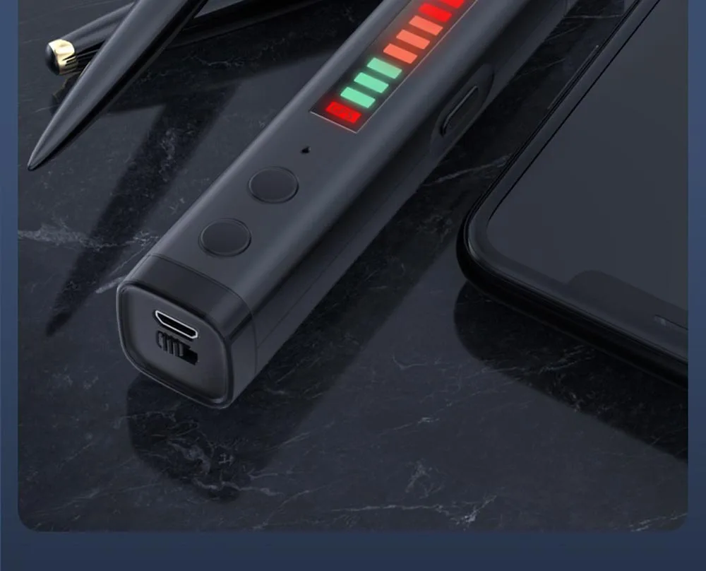 Infrared Magnetic GPS Scanner Pen Hotel Guest Room Anti-Peeping Camera Eavesdropping Positioning Monitoring Detector Alarm PQ622