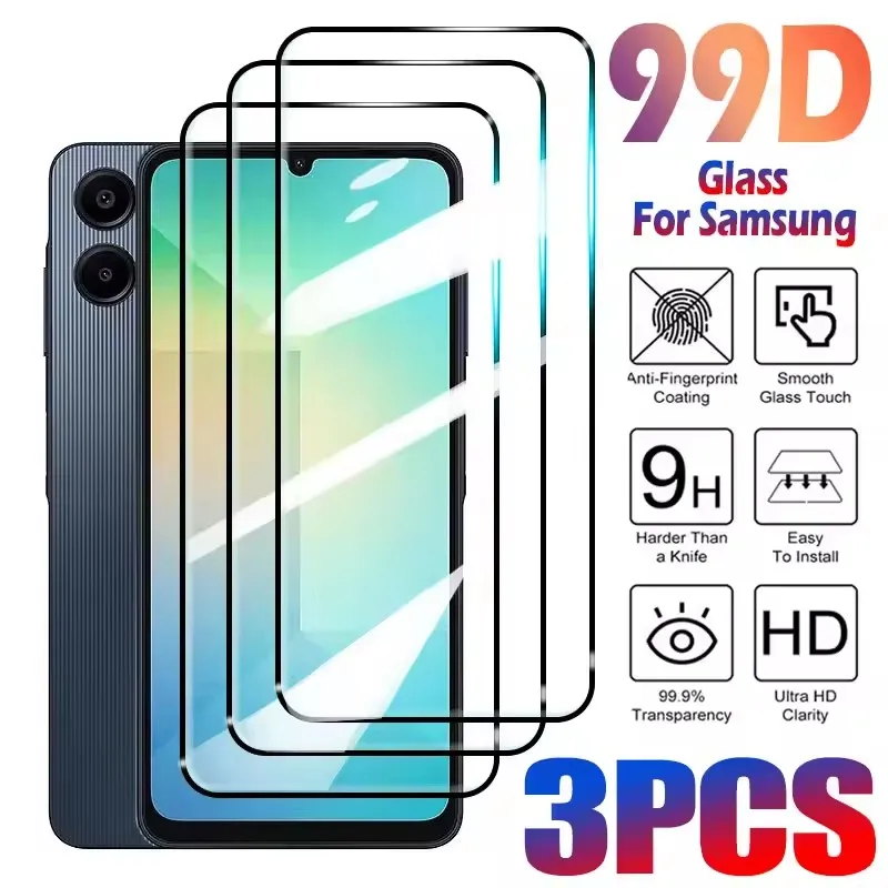 3Pcs Tempered Glass…