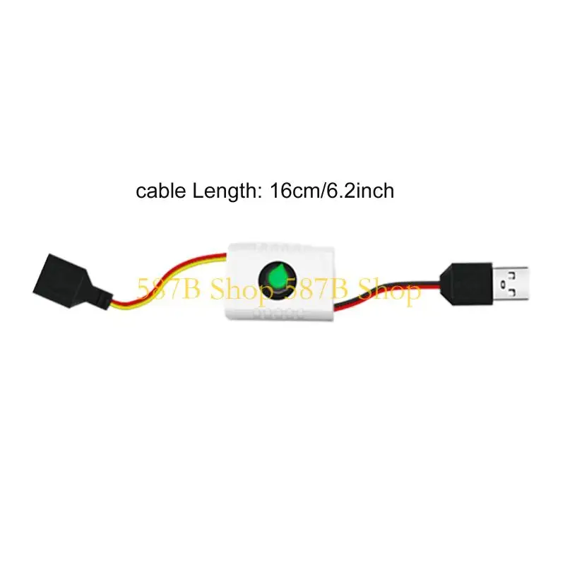 587B DC5V Dimmable USB LED مفاتيح Dimmer Dimmer مفاتيح سطوع قابلة للضبط إكسسوارات وحدة التحكم في ضوء الشريط LED