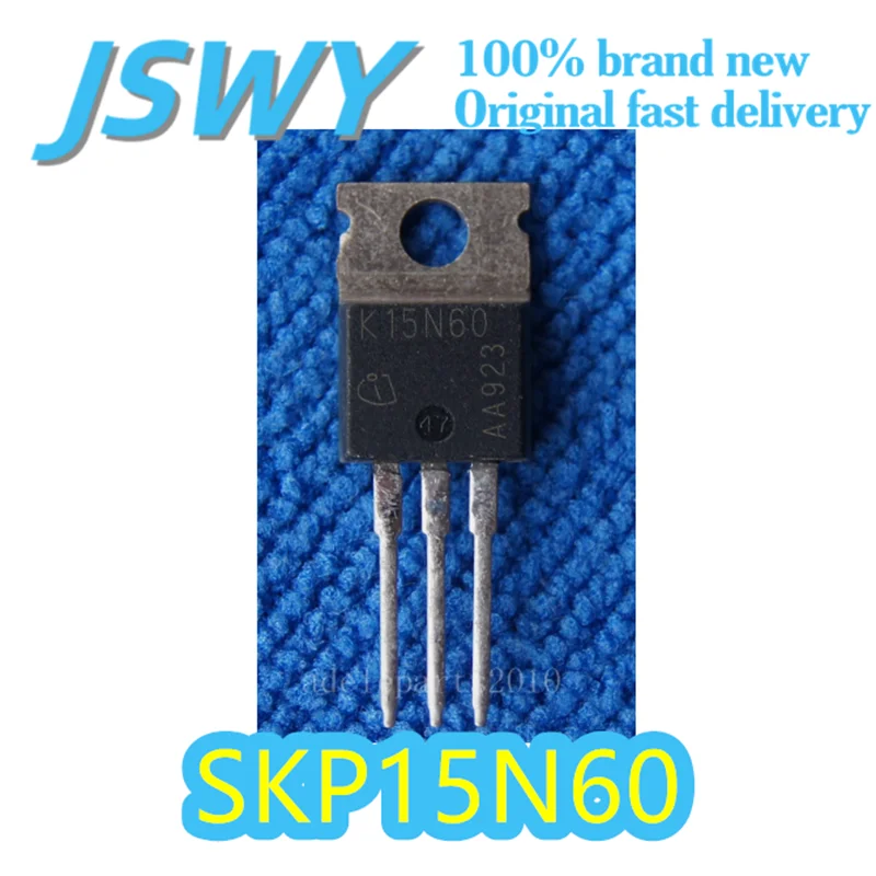 

(10/50 pieces) SKP15N60 Silk-Screen K15N60 TO-220 Through-Hole Package IGBT Transistor 600V/31A 139W Genuine Electronic