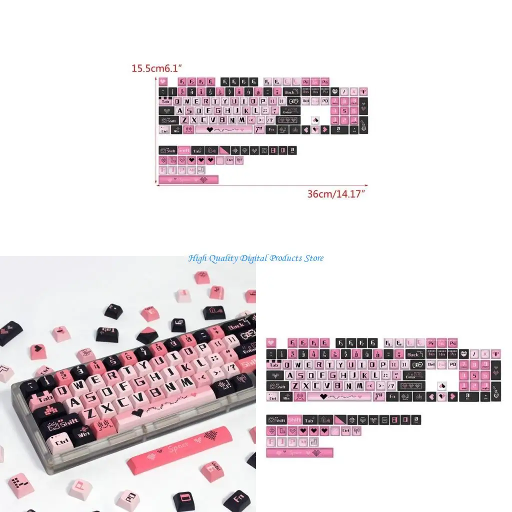 

U2JE 131Keycap PBT Heat Sublimation XDA Dreamy Color Keycap Mechanical Keyboards