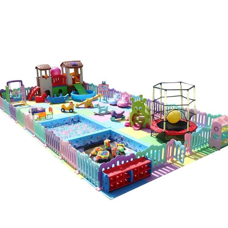 4S shop children's area amusement park indoor small household slide swing naughty castle early education parent-child playground