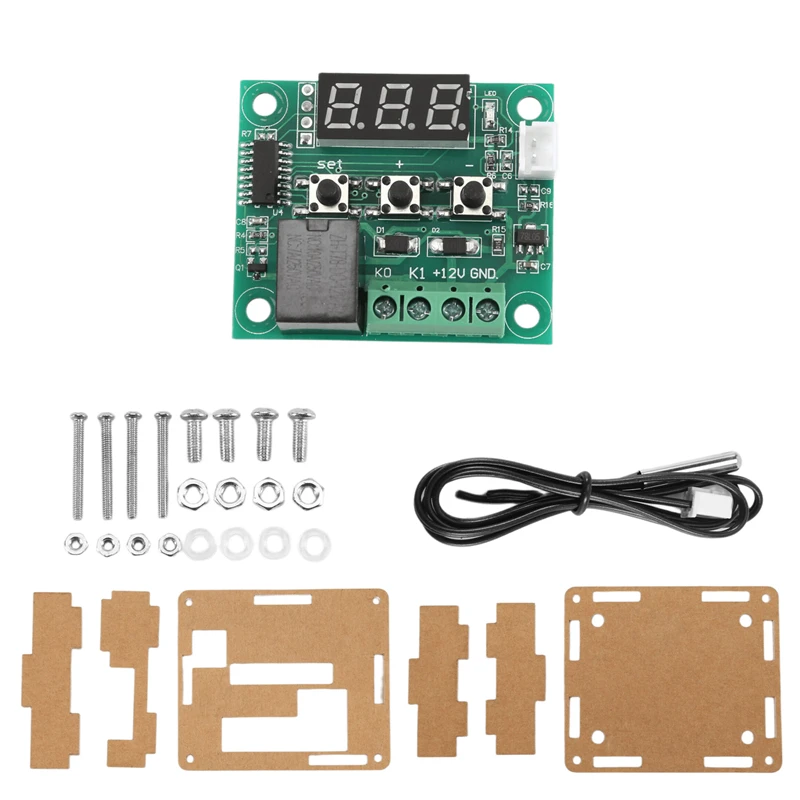 W1209 DC 12V Digital Temperature Controller Board -50-110°C Electronic Temp Control Module Switch