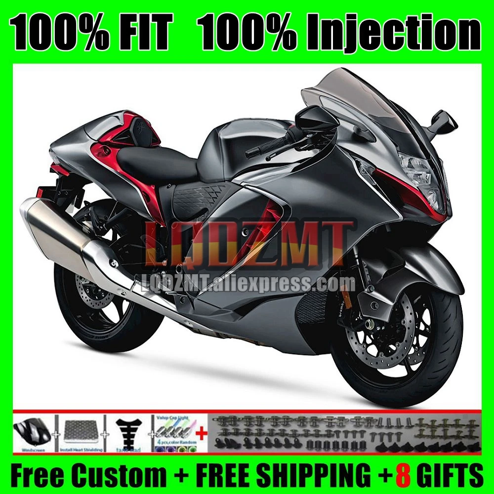 Injection Body For SUZUKI Hayabusa GSXR 1300 CC 21 Grey hot 22 23 24 30No.27 GSXR-1300 GSXR1300 2021 2022 2023 2024 Fairing