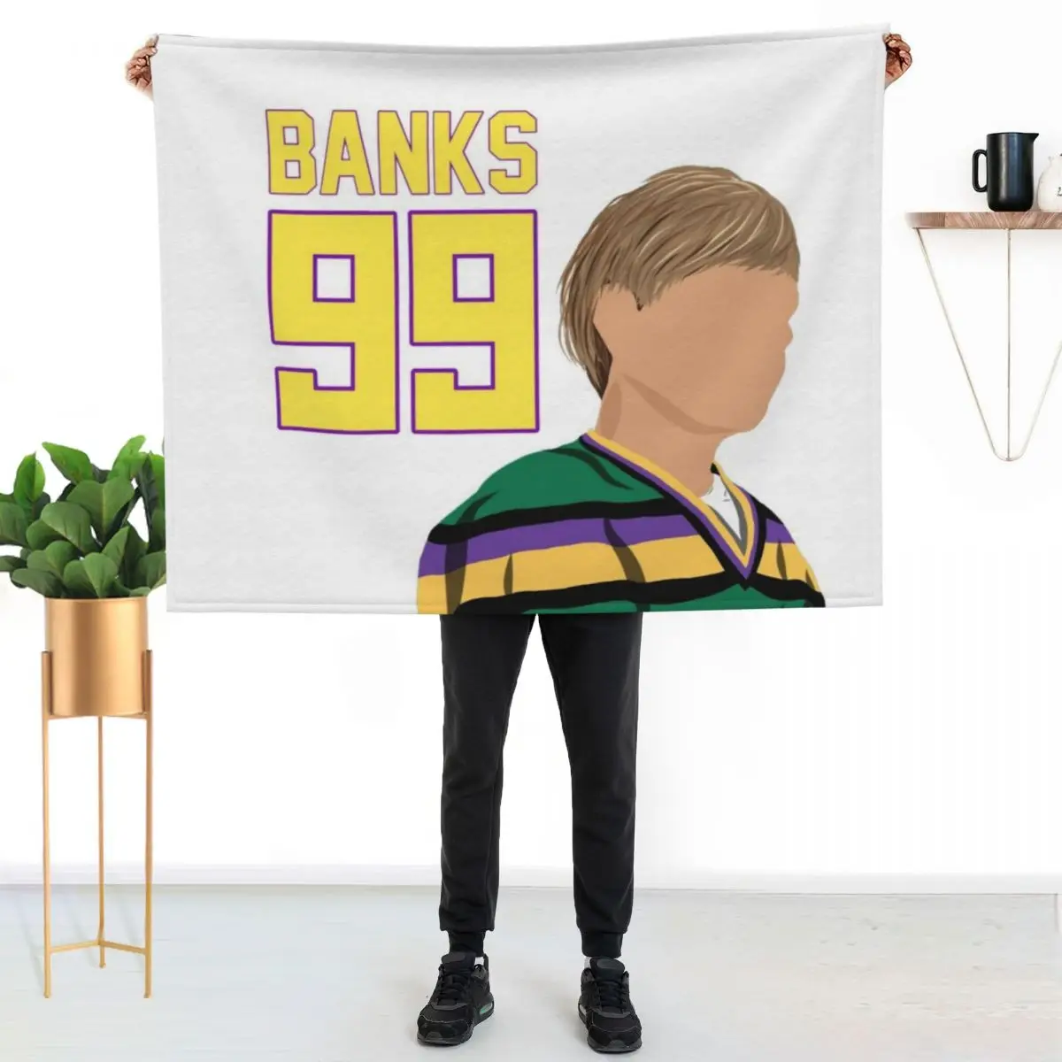 

Adam Banks Throw Blanket Warm Throw Blanket Gift for Anniversary