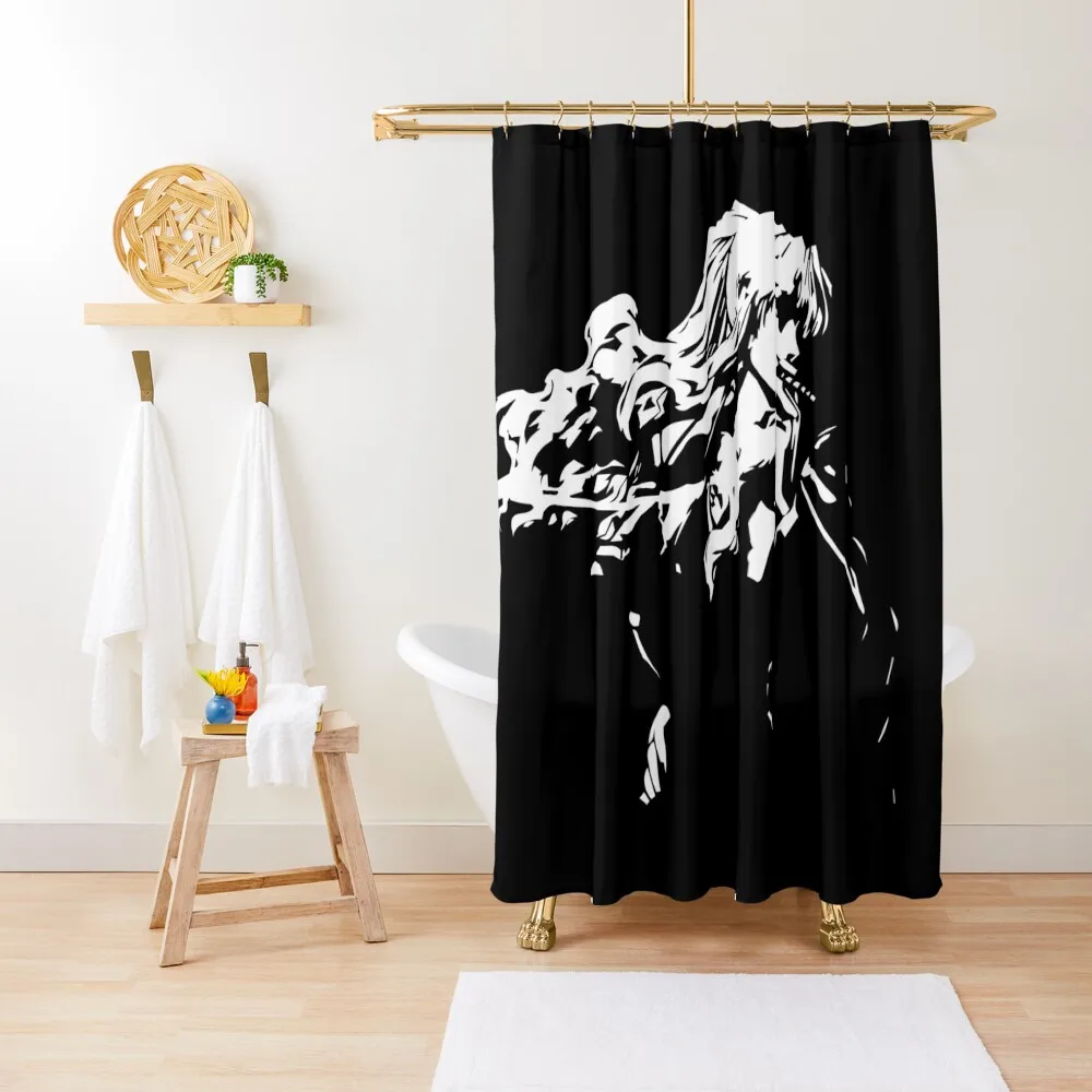 

Black lagoon Balalaika Shower Curtain Modern Showers For Bathroom Luxury Bathroom Shower Curtain