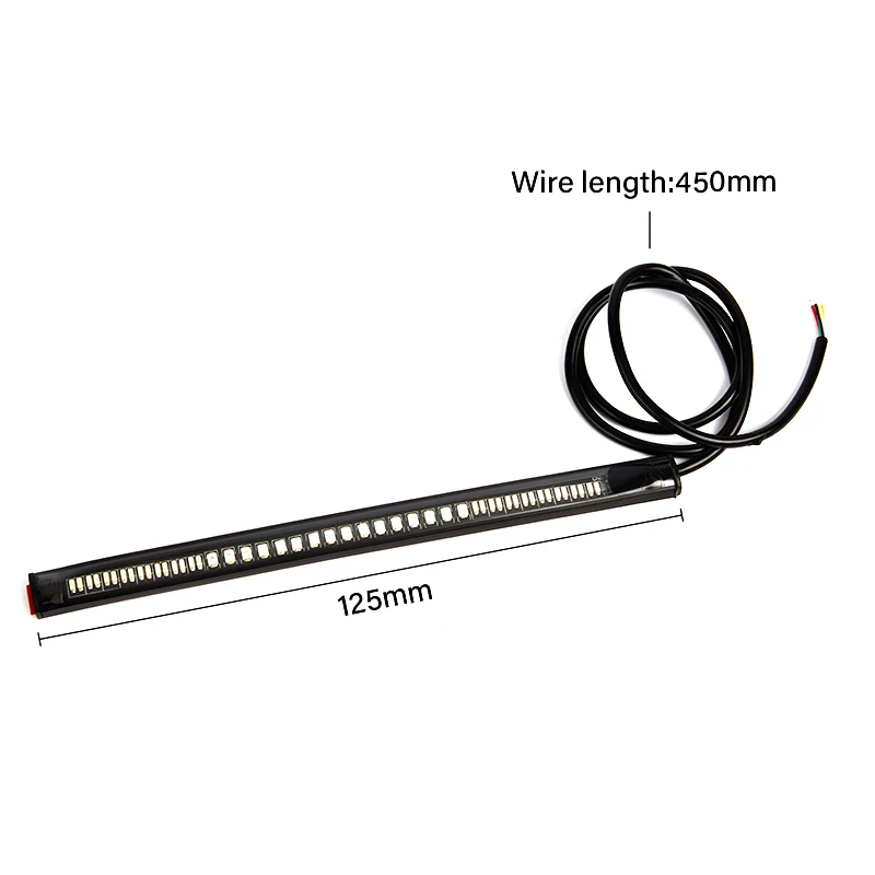 New LED Motorcycle Turn Signal Light & DRL  Moto Flasher Ring Fork Strip Lamp