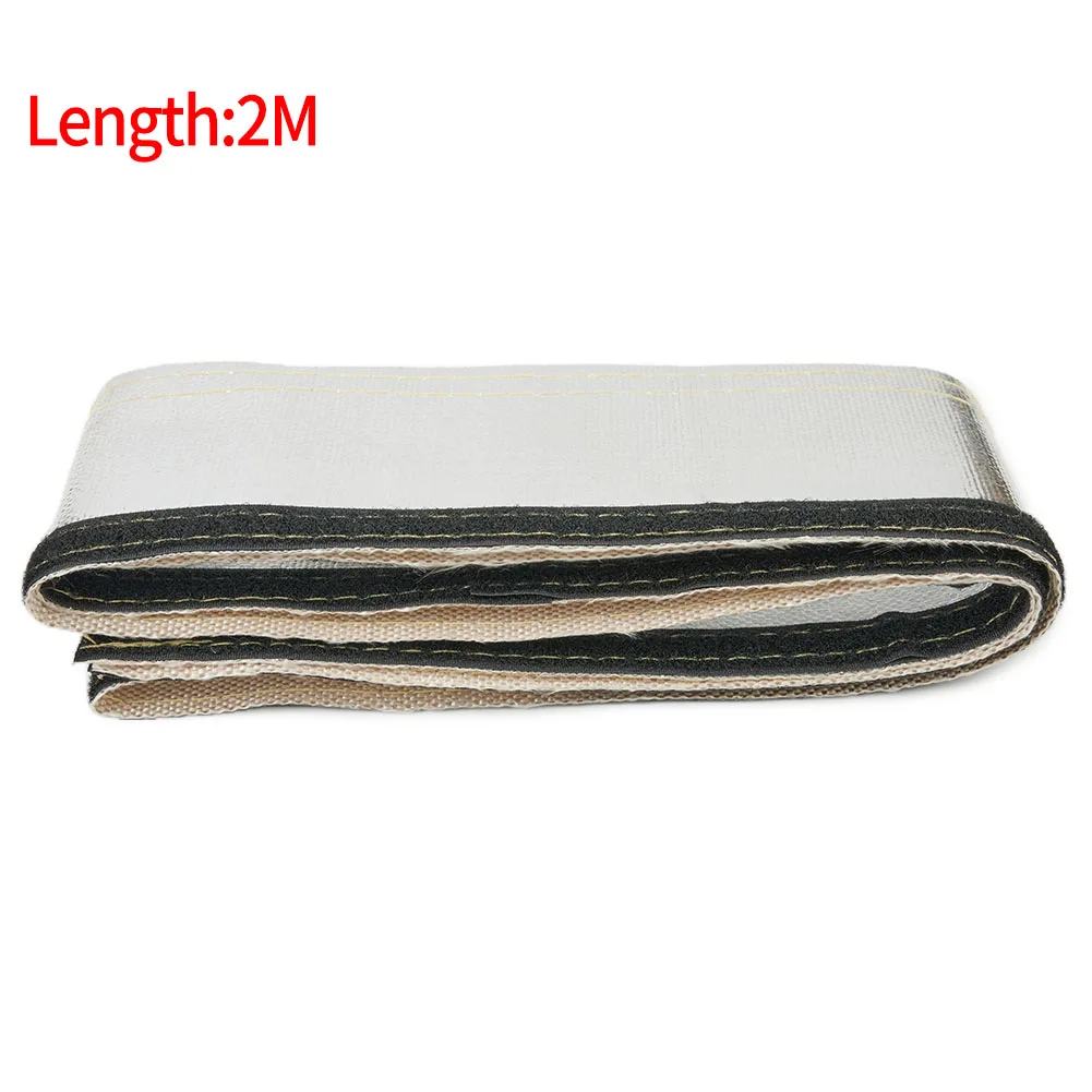 Thermal Protection Cover for Wires and Hoses in Vehicle Engines 20mm Inside Width 2m Length Compatible with Multiple Line Types