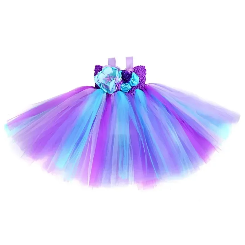 The Little Mermaid Tutu Dress Unicorn Princess Cosplay Party Dresses For Newborn Baby Starfish Toddler Mermaid Costume