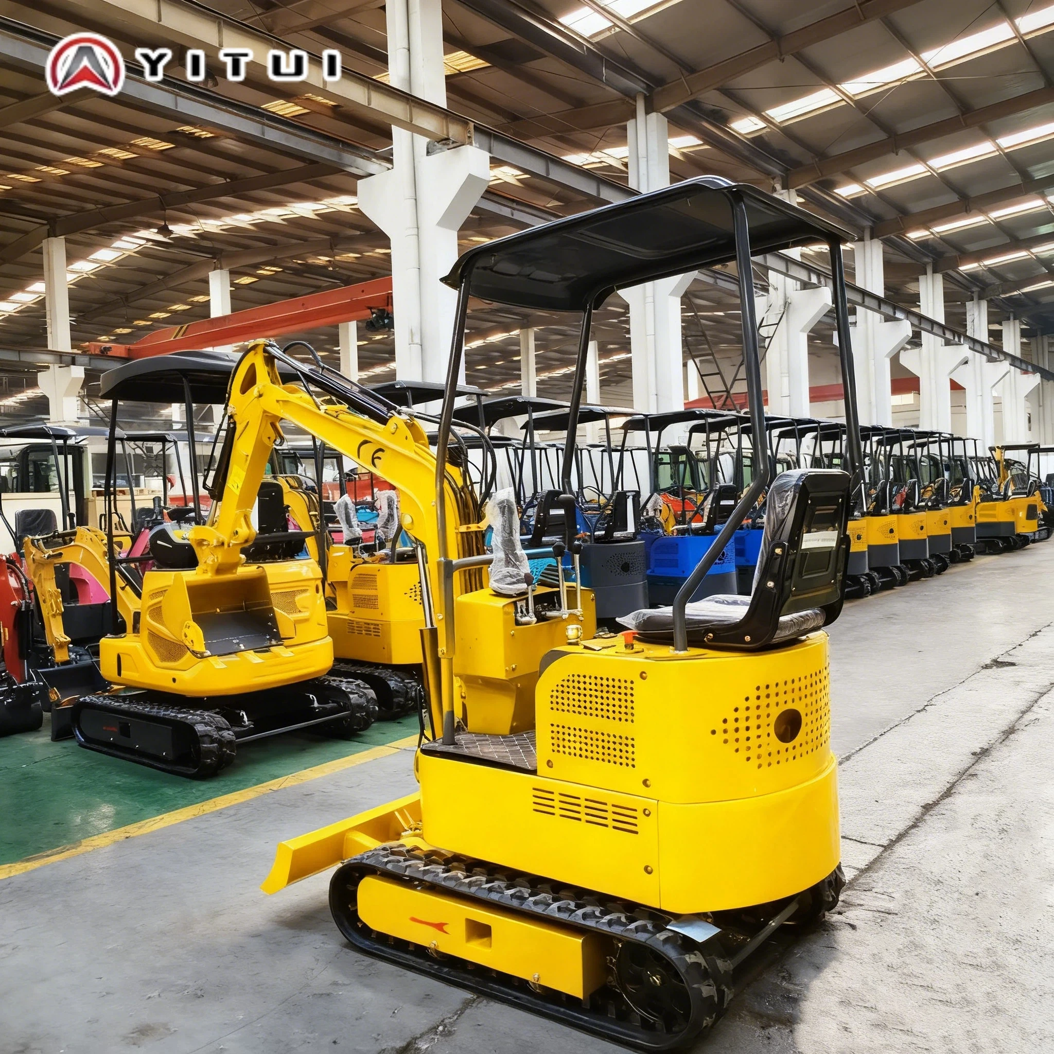 

Hot 1.2 Ton Micro Excavator Closed Cabin Epa Approved Small Digger With Auger Attachment For Garden & Landscaping Customized