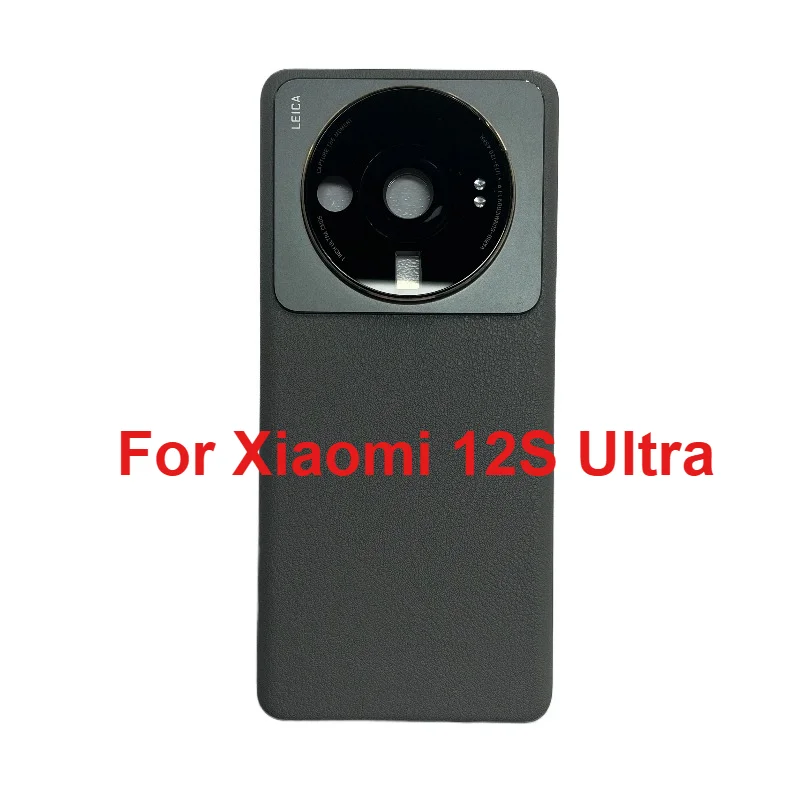 AAA+ quality Battery Cover Rear Door Housing For Xiaomi 12S Ultra Back Cover 2203121C With Camera Lens Replacement Parts