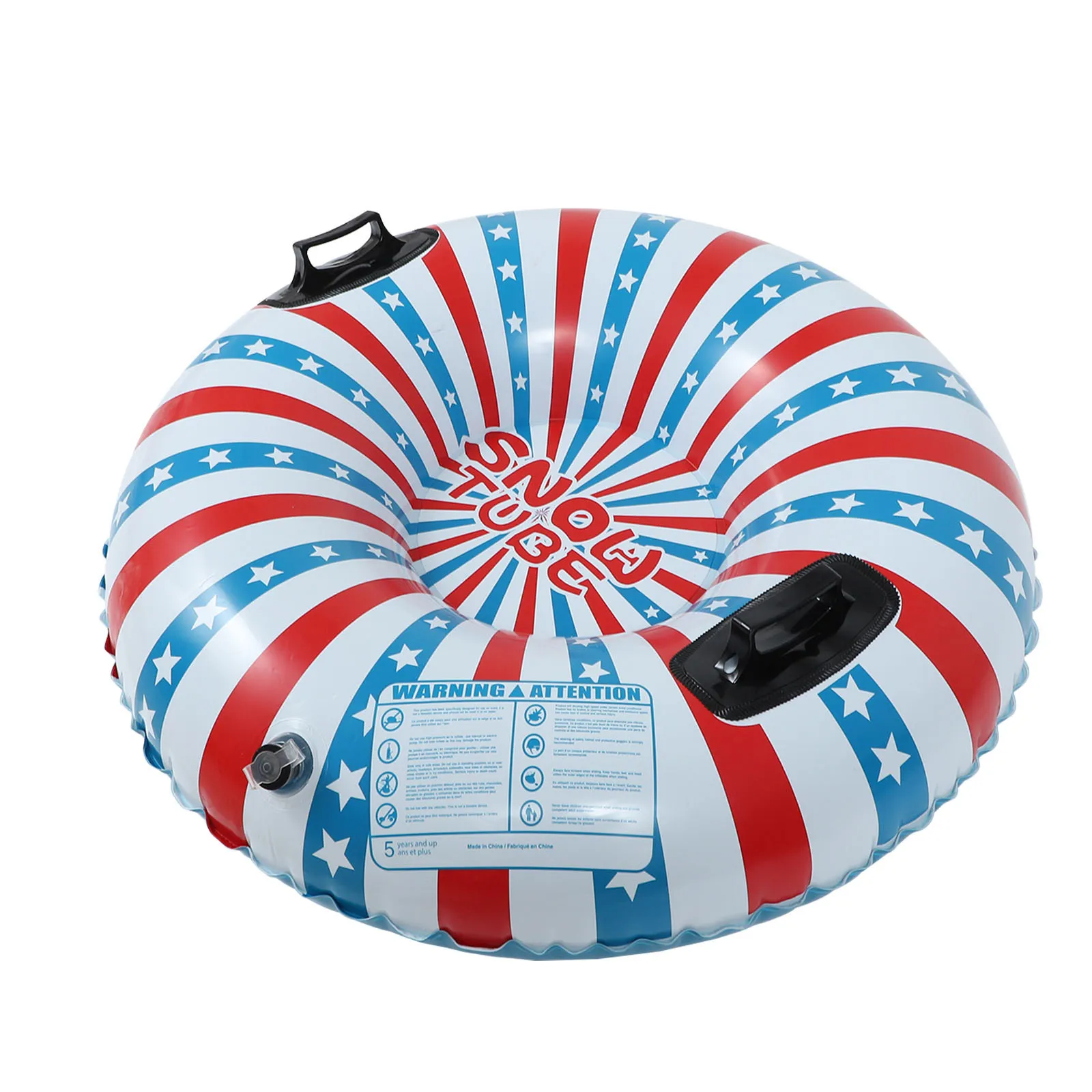 1Pcs Thickened Outdoor Snow Tube Inflatable Sliding Cushion for All Ages Strong Impact Resistance Airtight Foldable Easy Clean