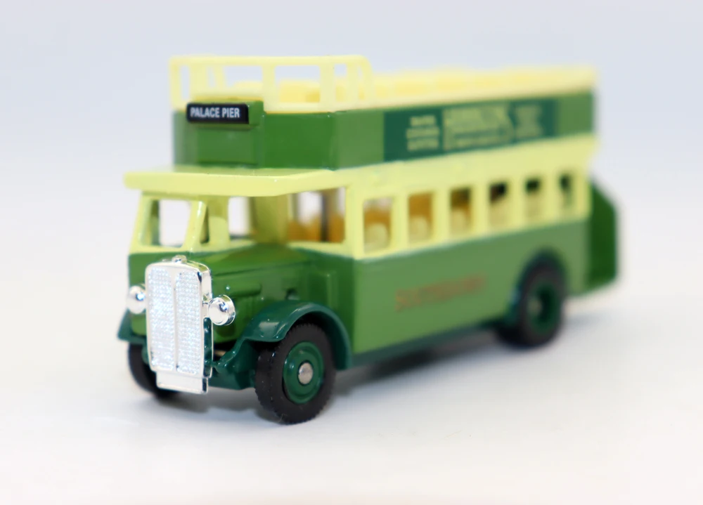 LLEDO Days Gone model AEC Regent Open Top Bus Southdown UK Bus Diecast Toys  for collection gift