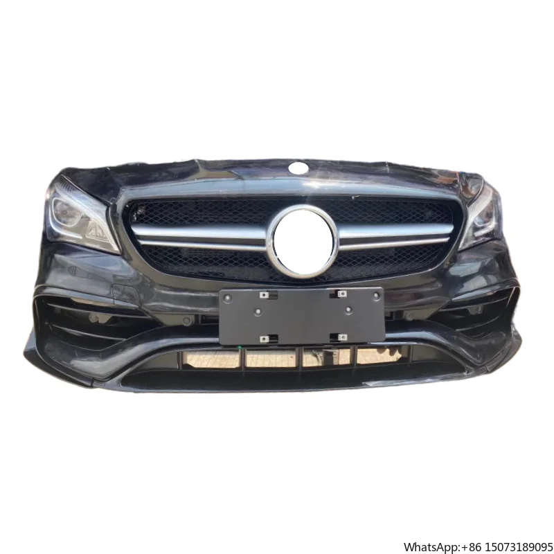 Front Bumper Assembly for  CLA45 W117 Includes Radiator and Headlights Model CLA