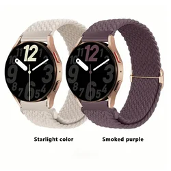 Universal 18/20/22mm Braided Loop for Samsung Watch 6/Amazfit GTR4/Huawei watch 4/Garmin vivoactive 5/Fossil GEN6 42mm Watchband