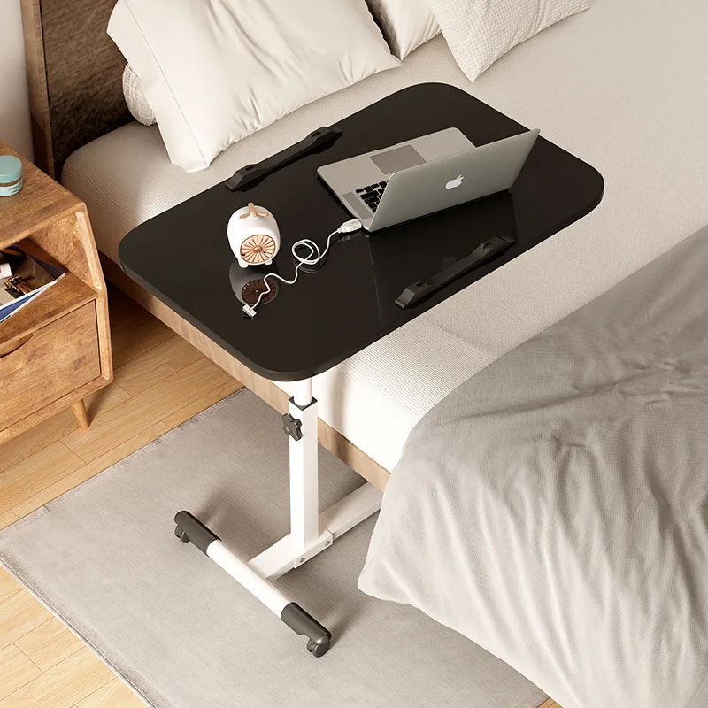 

Household Goods Bed Desk Bedroom Mobile Table Foldable Rotating Lifting Bedside Table