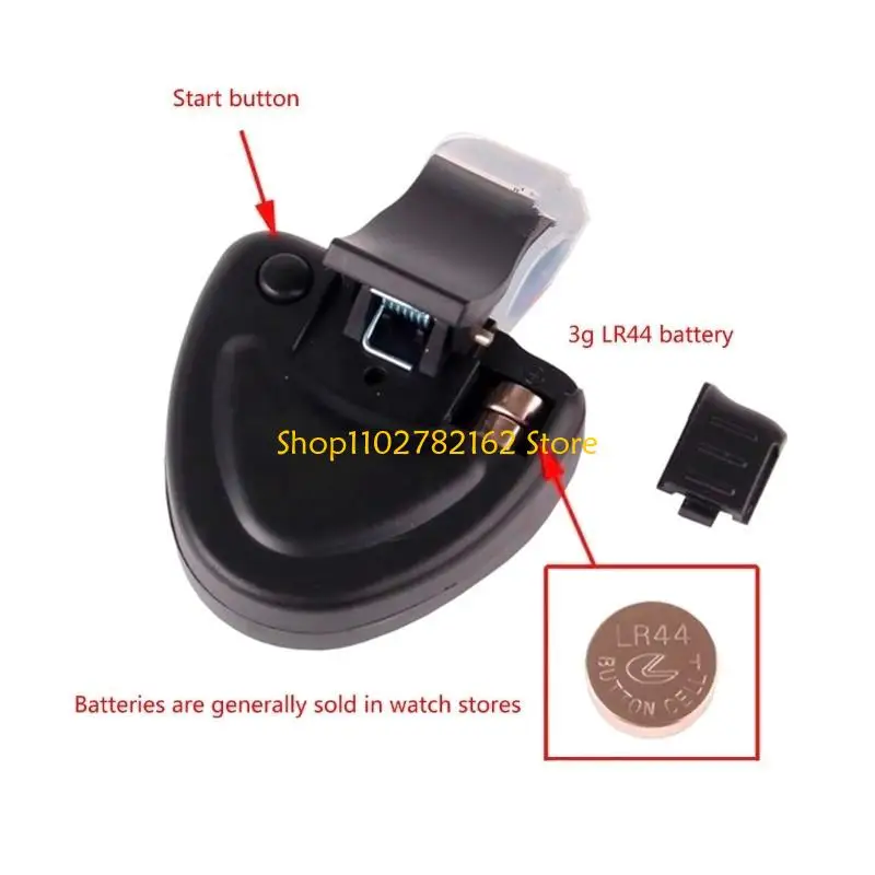 

547B Fishing Bites Alarm Alert Bells with LED Light Fishing Bells Clip On Fishing Rod