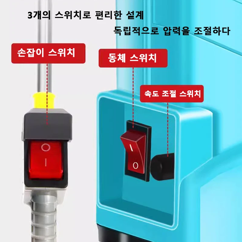 PULVERIZADOR eléctrico agrícola de 20L, batería de litio recargable, atomizador de alta presión, herramienta de riego de jardín