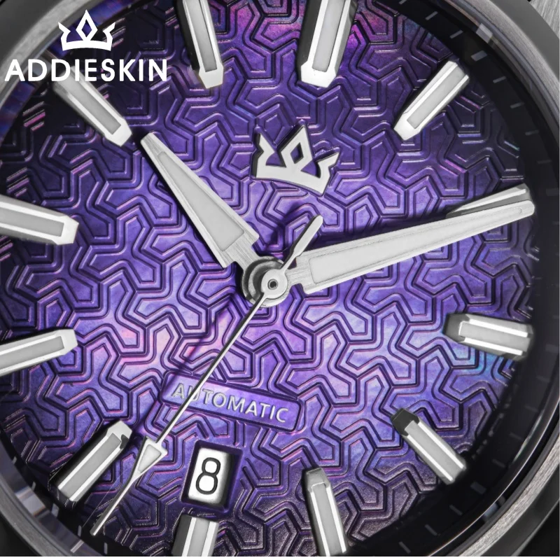 AddiesKIN Men Sapphire Glass Watch 20Bar Waterproof K014 ST2130 316L Stainless Steel BGW9 Super Luminous Automatic Mechanical Wa