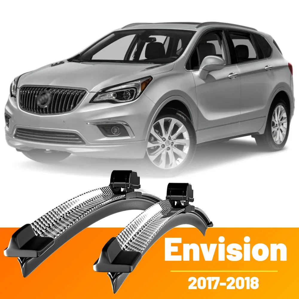 2 Stück Frontscheiben-Scheibenwischerblätter, Kohlefaser-Wischer für Buick Envision 2017–2018