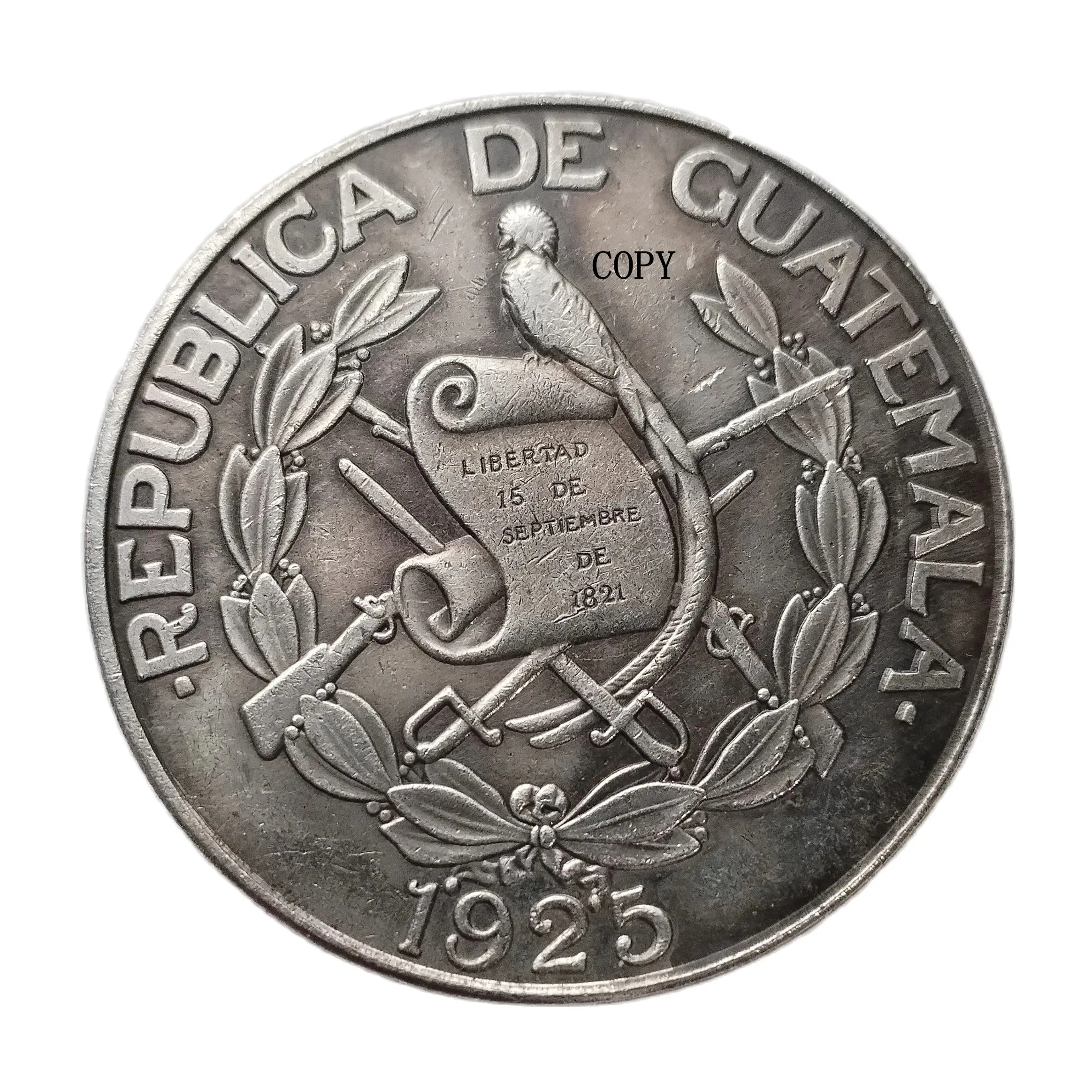 غواتيمالا 1925 1 عملة كيتزال المطلية بالفضة