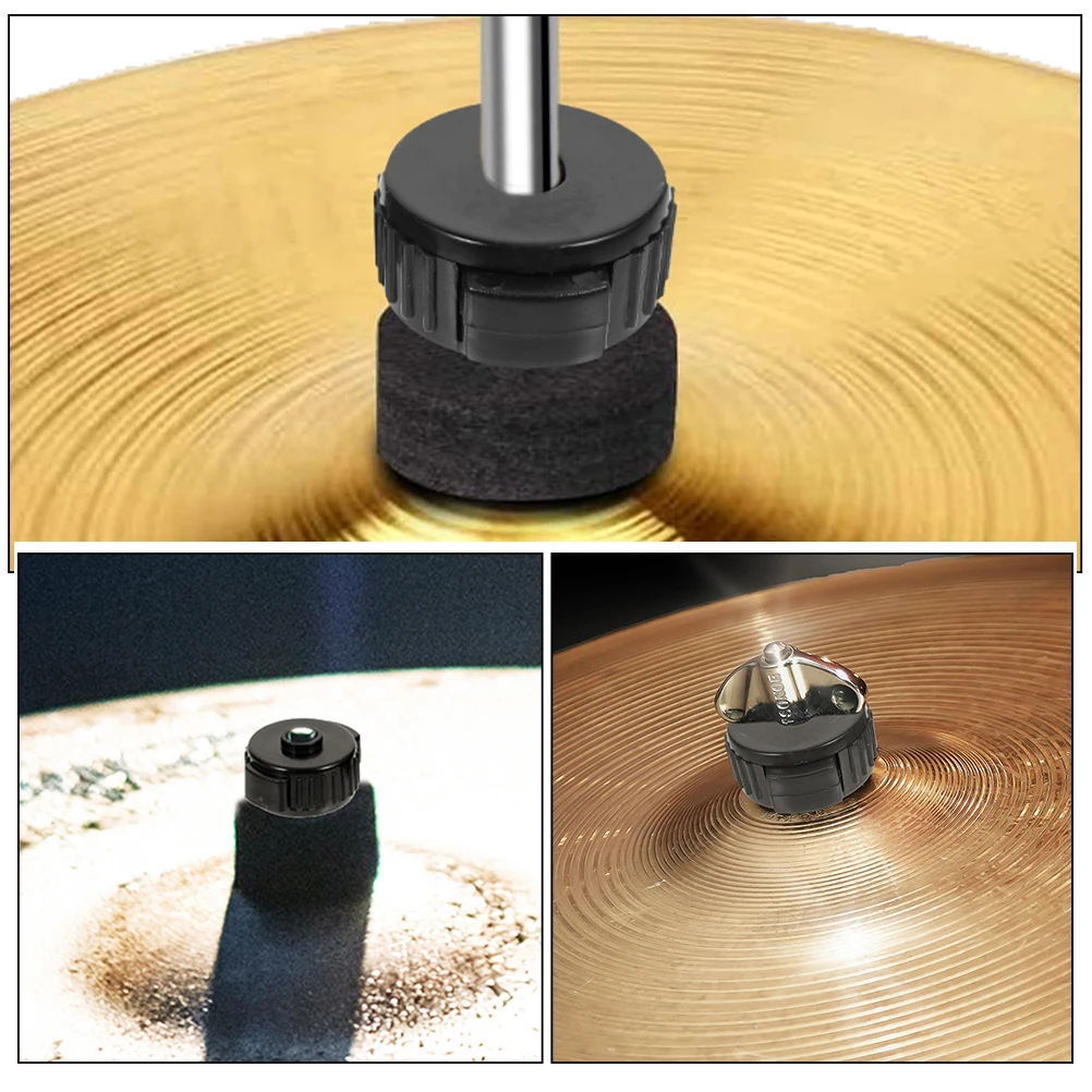

10 Pcs Quick Release Hat Cymbal Stand Nut Nuts Electronic Releasing Pp Replacement