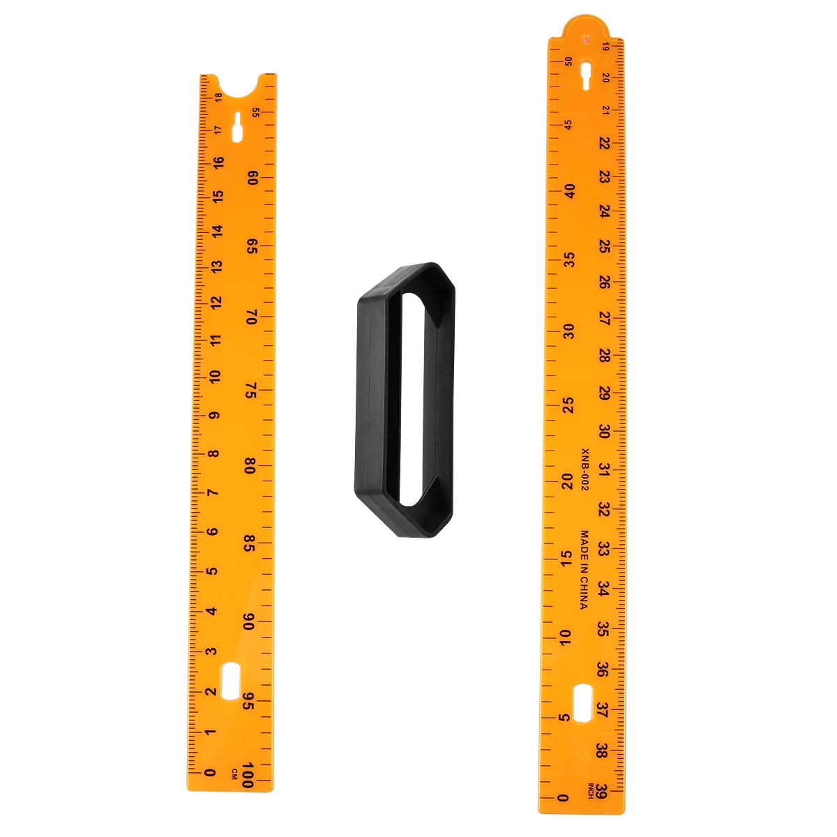 1Pcs Plastic Math Teaching Ruler Sectional Length Measuring Tool Handle for School Office Ruler Length Measuring Tool
