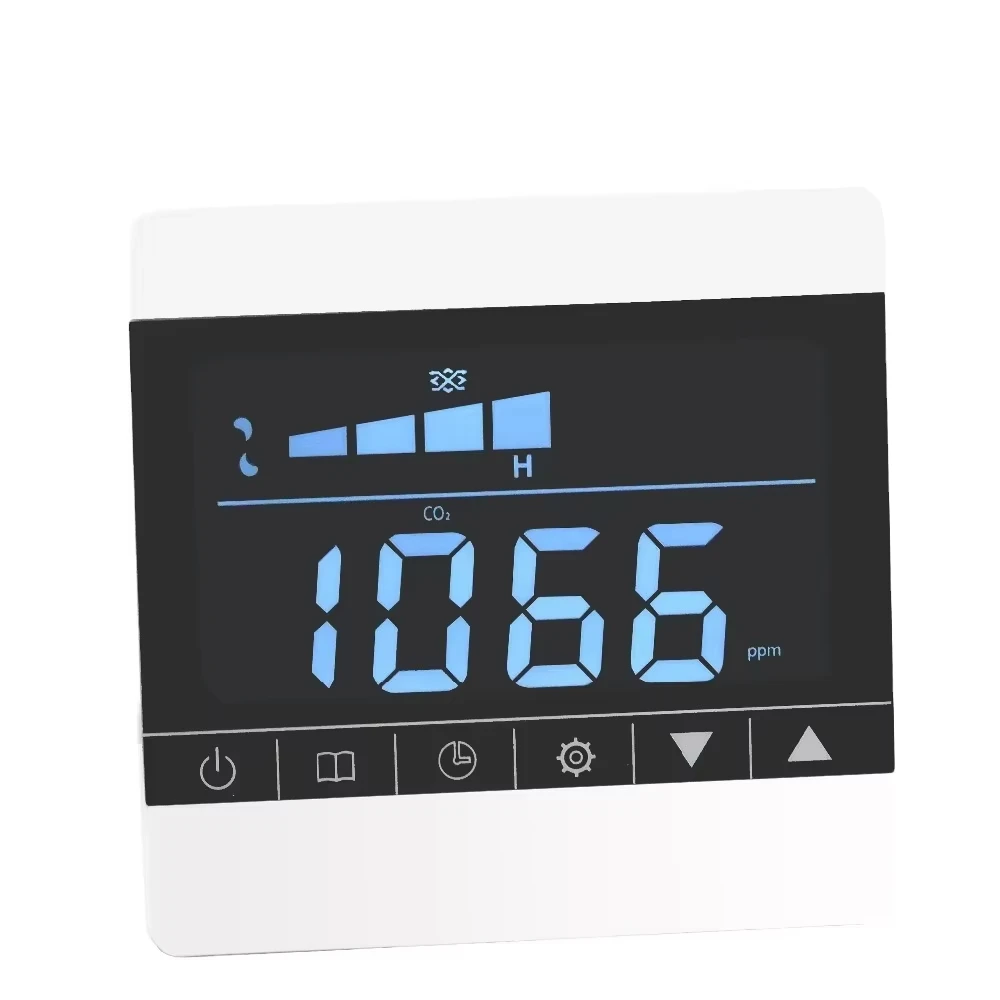 

Touch Screen air Quality monitos Co2 Control Range 350ppm-1000ppm