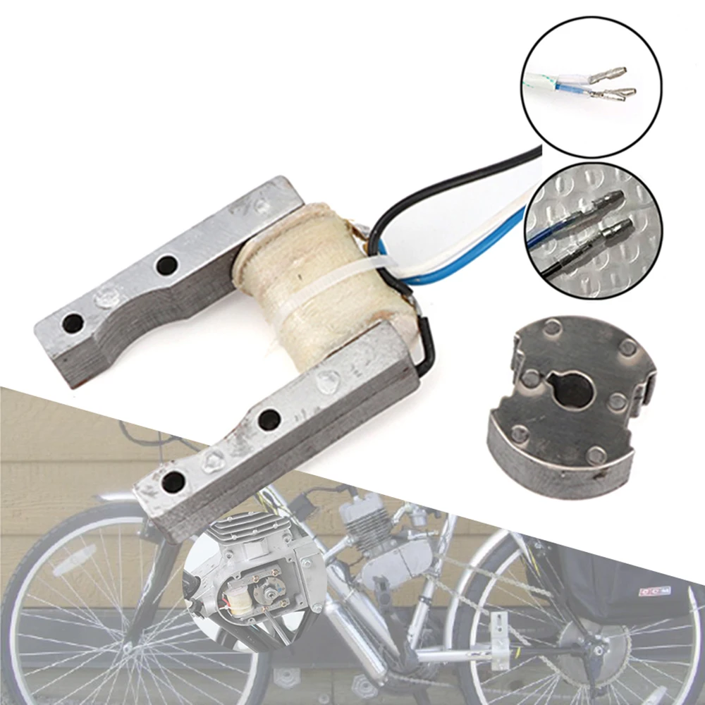 High Output Stator Coil Magnet For 2 Stroke 49cc To 80cc Motorized Bike Ignition System Replacement