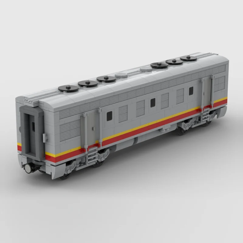 City Car Model MOC Building Bricks F7B Cabless Auxiliary Power Unit Modular Technology Gifts Holiday Assemble Children Toys Suit