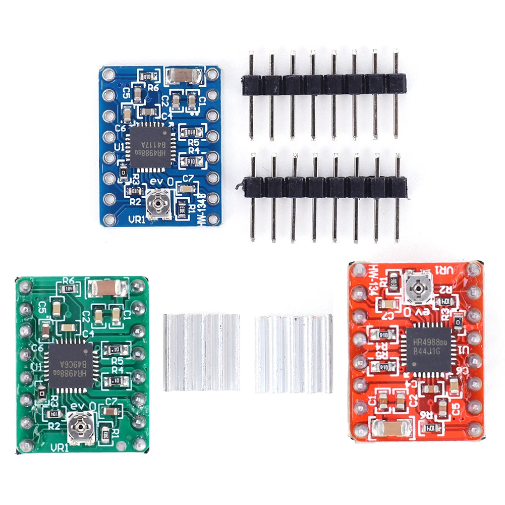 Comprehensive Protection A4988 Stepper Motor Driver 5 Stepper Resolutions 3D A4988 Driver Motor Driver Module DIY Components