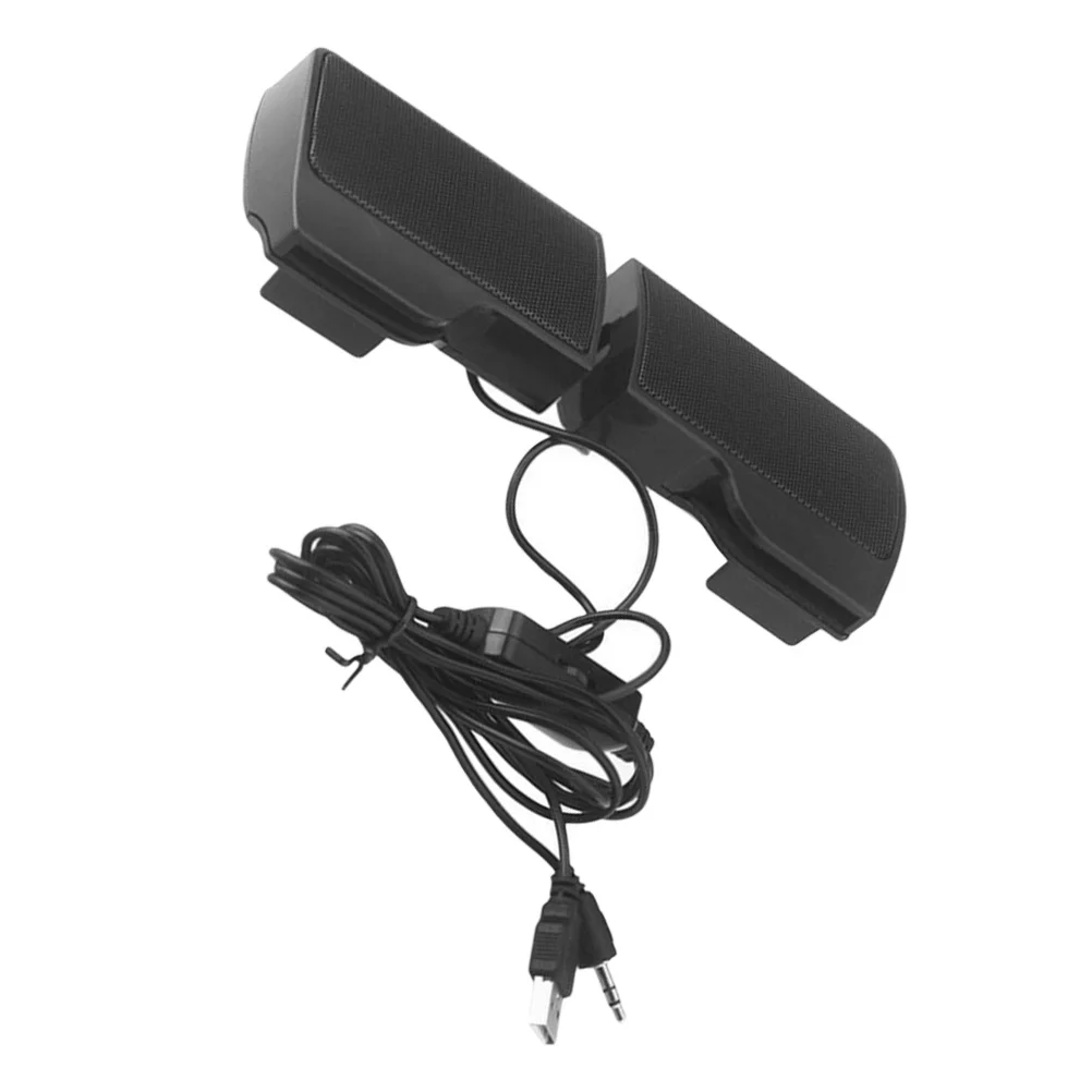 

USB Computer Speaker Clip-on Fashionable Mini Speaker Clear Audio Volume Control for Laptop Mobile Phone Mp3 Mp4 Office Use