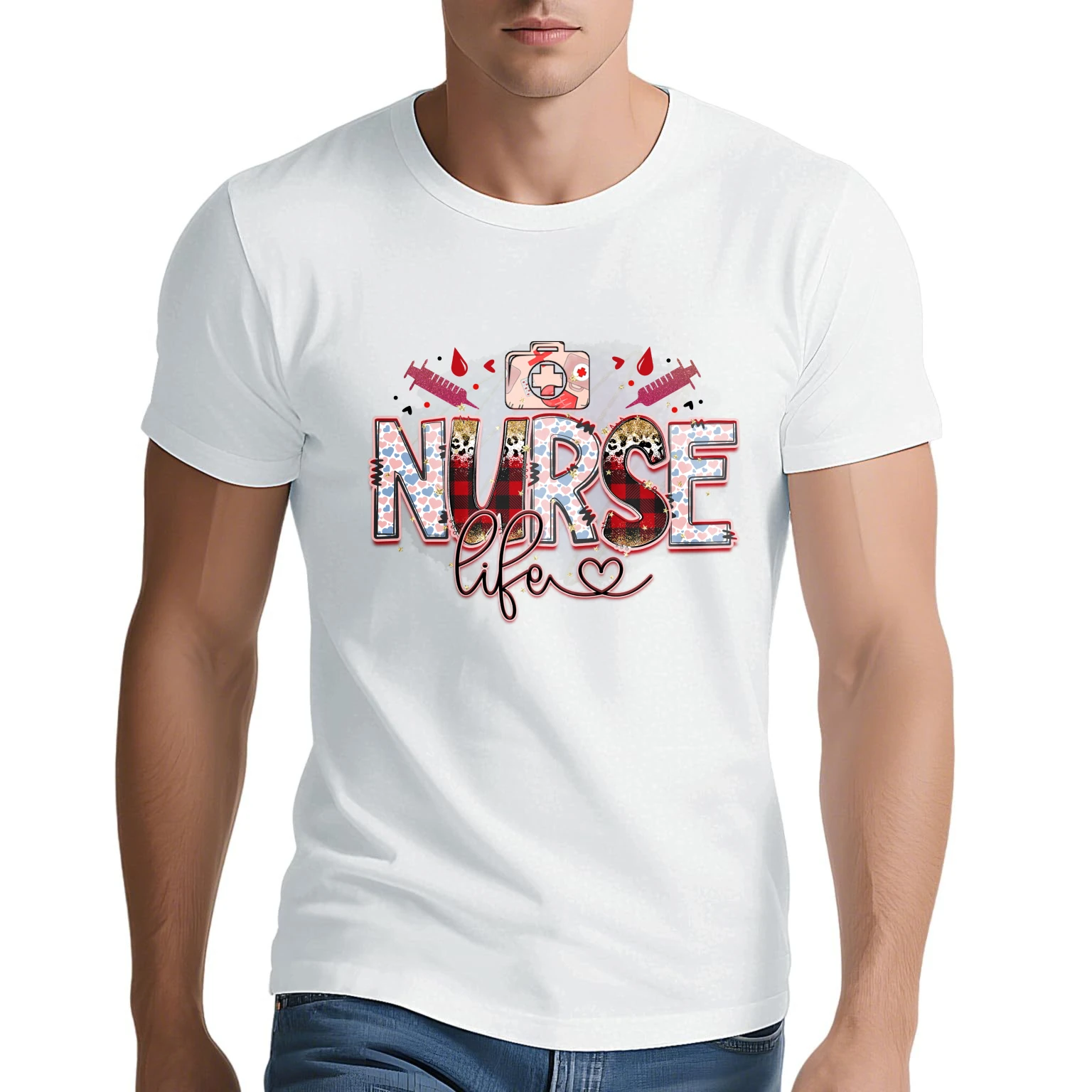 Men's t-shirts 2025 New Men's clothing T-shirts oversize plain t-shirt Graphic Y2k tops sports Running top Printed Basic Summer