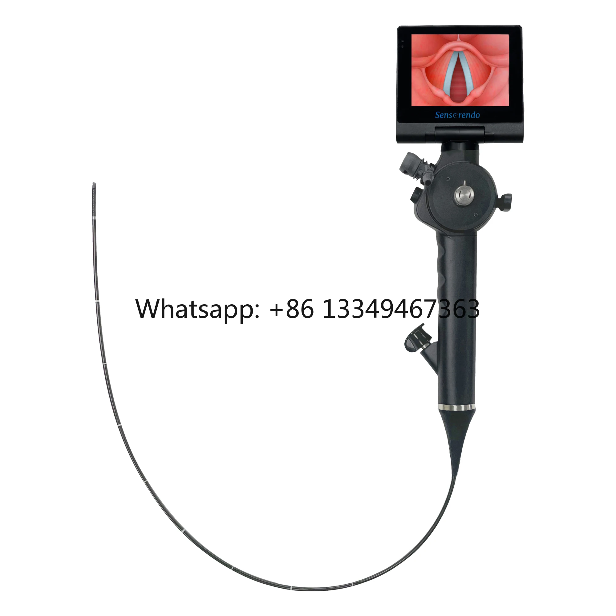 

Fast Shipping 5.2/2.2mm with Touchscreen Video for Veterinary Intubation Flexible Video Rhinolaryngosc