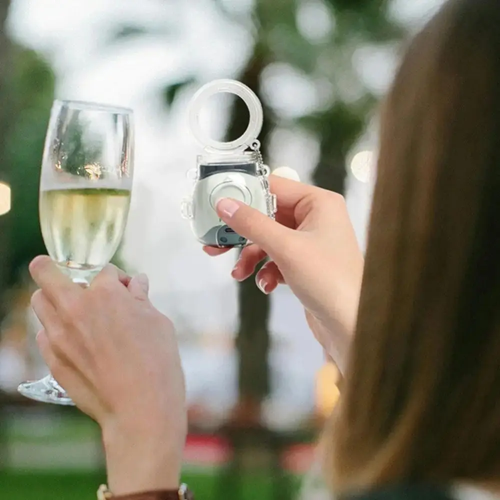 Waterproof Selfie Mirror Crystal Case Set Transparent Protection Case Crystal Case Camera Bag Self Mirror Multipurpose