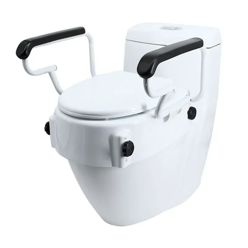 Toilet Booster Rehabilitation Elderly Toilet Handrail Pregnant Woman Toilet Stool Raised Seat Chair Height Adjustable