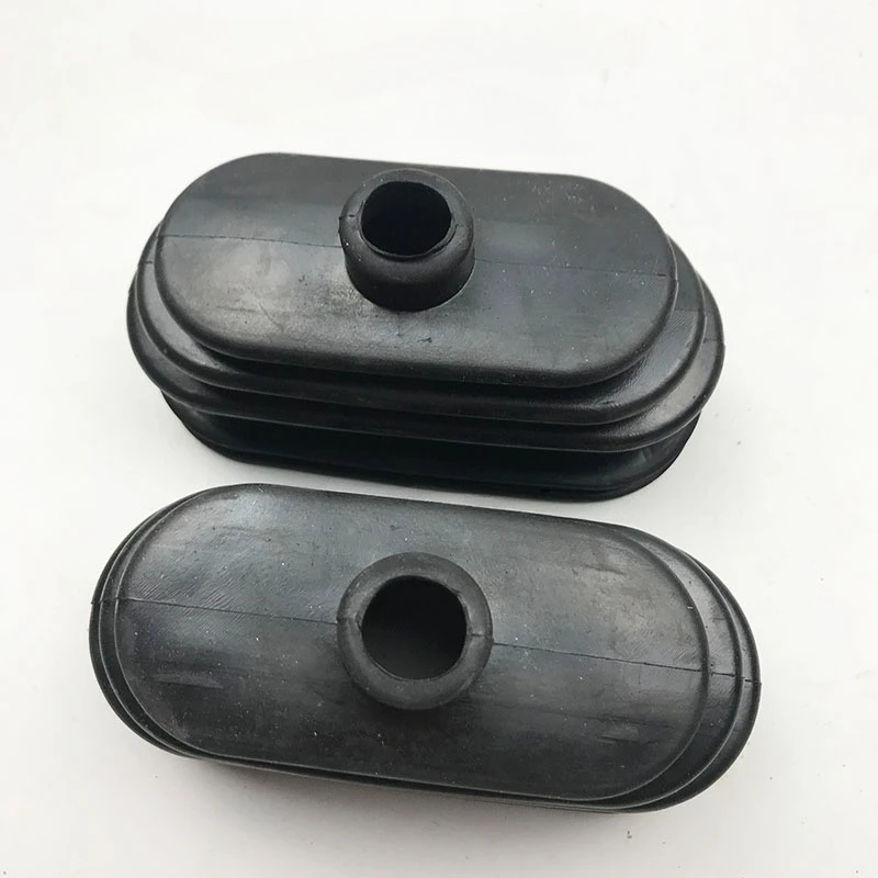 2PCS Excavator for Doosan Daewoo DH55-7 60-7 80-7 Walking Foot Valve Throttle Dust Cover Push Rod Rubber Cover