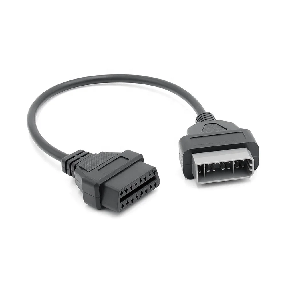 14PIN Compatible for Nissan to 16PIN OBD2 Adapter Connector Cable Support Diagnostic Connecting Cable