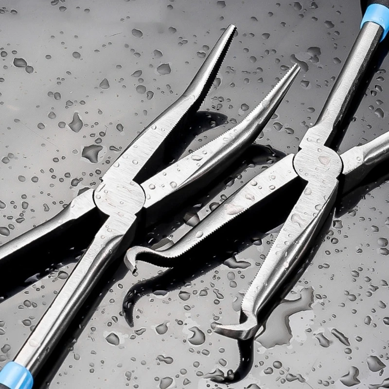 Detail Repair Plier with Extended Nose Ends, Steel Build, Textured Handles and Carry Wrap for Close Access best sale